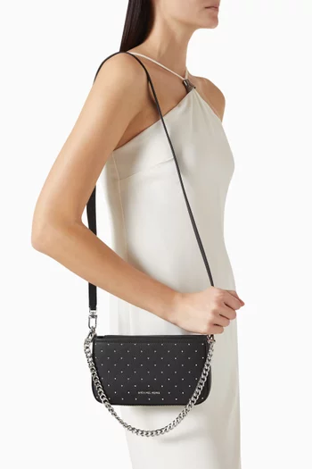 حقيبة بوشيت براينت صغيرة قابلة للتعديل جلد بارز الملمس