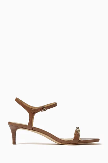 صندل دينا بكعب كيتن جلد