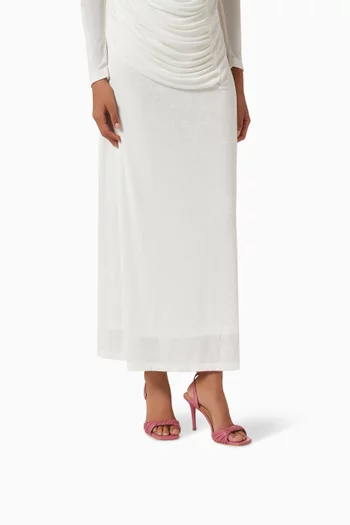 صندل كيانا بكعب 100 مم جلد