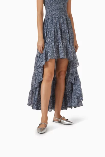 حذاء دينا فليكس بسير خلفي وكعب مسطح جلد