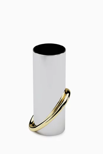 Ring Vase in Stainless Steel