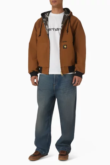 Script T-shirt in Cotton