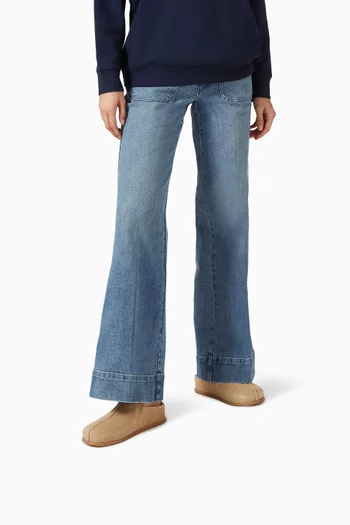 حذاء هينسلي مفتوح من الخلف شمواه