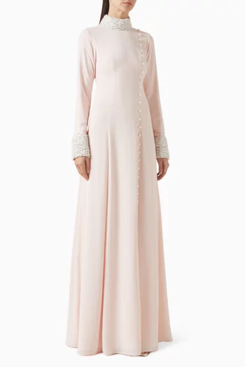 فستان ميرايلا مزين بتطريزات