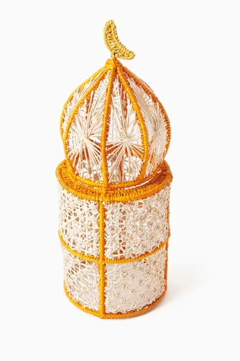 مئذنة أسطوانية مزينة بعُقد