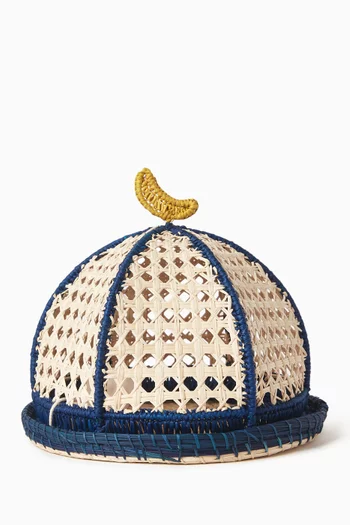 صينية وغطاء بتصميم هلال