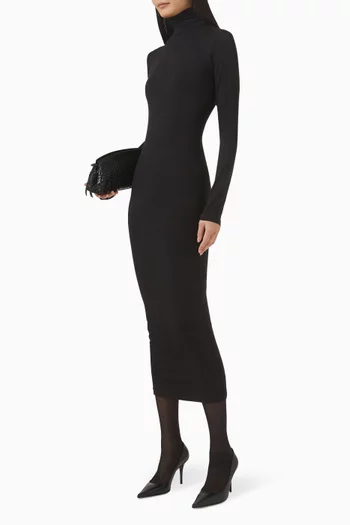 Lydia Bodycon Midi Dress in Jersey