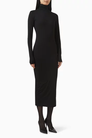 Lydia Bodycon Midi Dress in Jersey