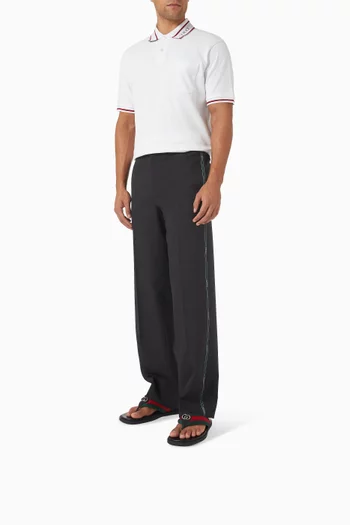 Web Thong Slides in Nylon