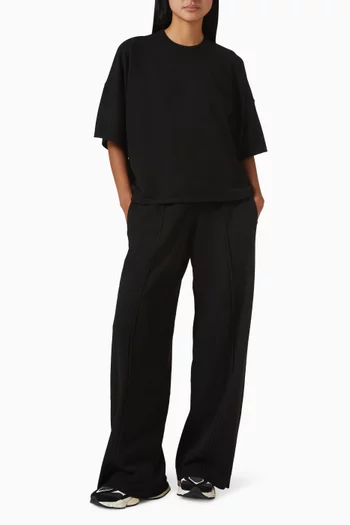 بنطال رياضي بقصة فضفاضة للبيت