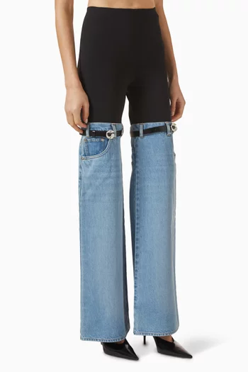 بنطال جيرسيه ودينم