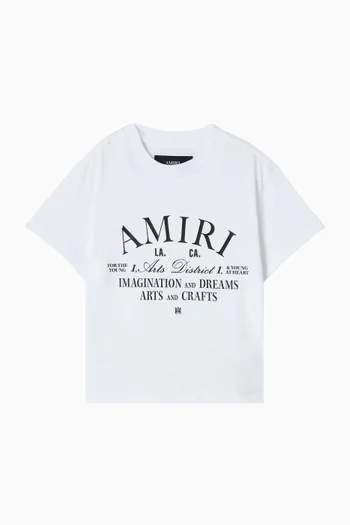 تي شيرت بشعار Arts District قطن