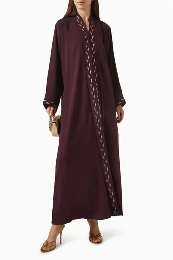 Bead-Embellished Abaya
