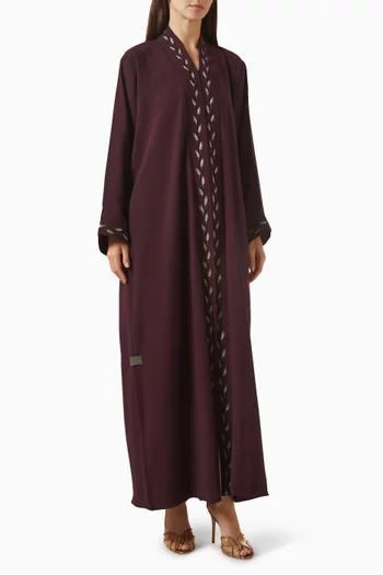 Bead-Embellished Abaya