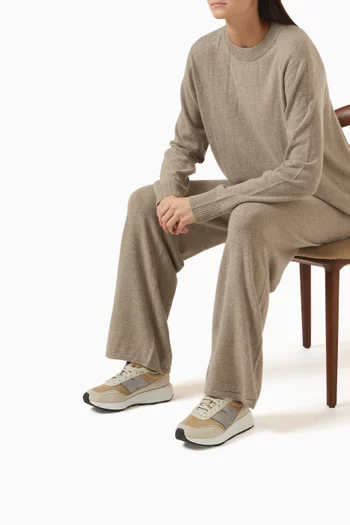 370 Sneakers in Suede & Mesh