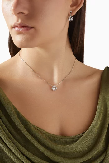 Constella Pendant Necklace in Rhodium-plated Metal