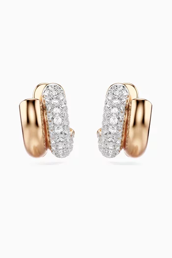 Dextera Mini Hoop Earrings in Rose gold-tone Metal