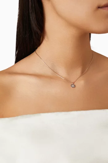 Luckily Evil Eye Pendant in Gold-tone Metal