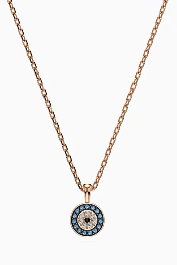 Luckily Evil Eye Pendant in Gold-tone Metal