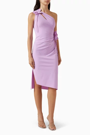 Asymmetric Flower Gown