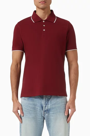 Cassandre Polo Shirt in Cotton Piqué