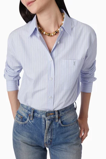 Loulou Necklace in Resin & Metal