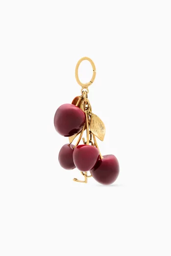 Cassandre Cherry Charm in Resin & Metal