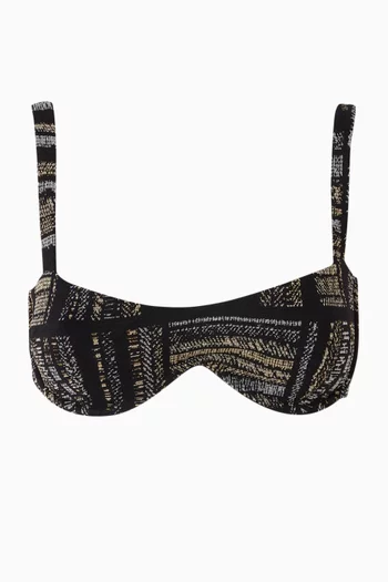 قطعة بيكيني علوية ايفي بسلك سفلي