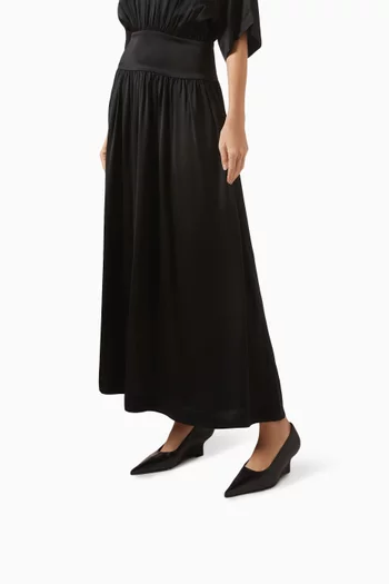 Sharp 55 Wedge Pumps in Leather