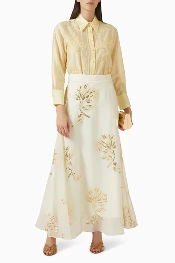 Rhinestone Embellished Shirt