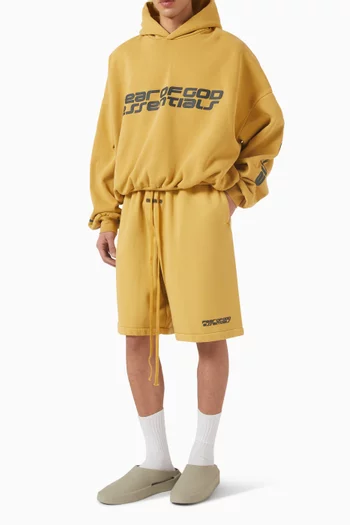 Relaxed Sweatshorts in Cotton-fleece