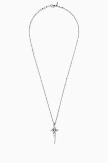 Stella Ventis Dagger Necklace in Sterling Silver