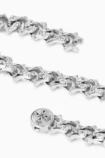 Sharp Chain Bracelet in Sterling Silver