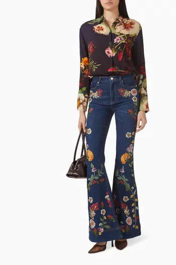 Beautiful High-waist Jeans in Denim