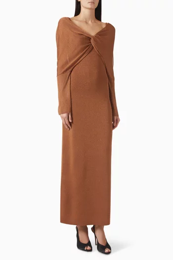 Selene Knot Maxi Dress