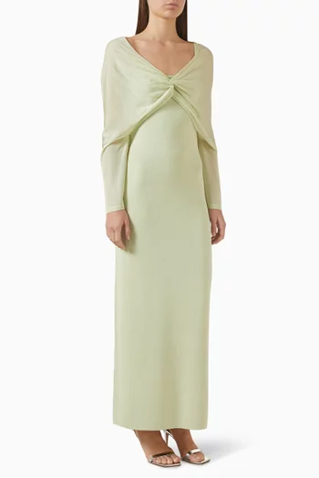 Selene Knot Maxi Dress