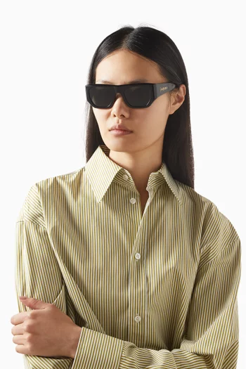 SL 740-005 Square Sunglasses in Recycled Acetate