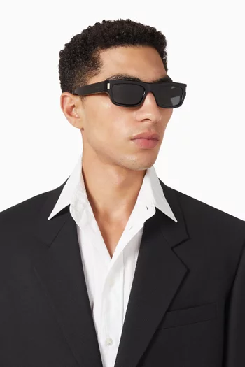 Rectangle Sunglasses in Acetate