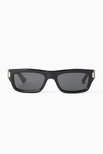 Rectangle Sunglasses in Acetate