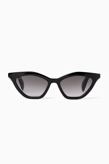 Cat-eye Sunglasses in Acetate