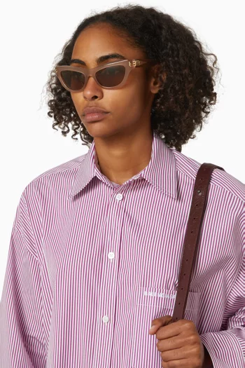 Rectangular Sunglasses in Acetate