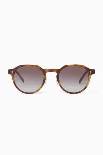 Round Sunglasses in Acetate