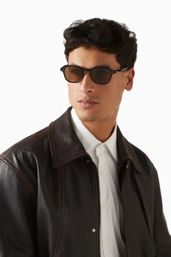 Round Sunglasses in Acetate