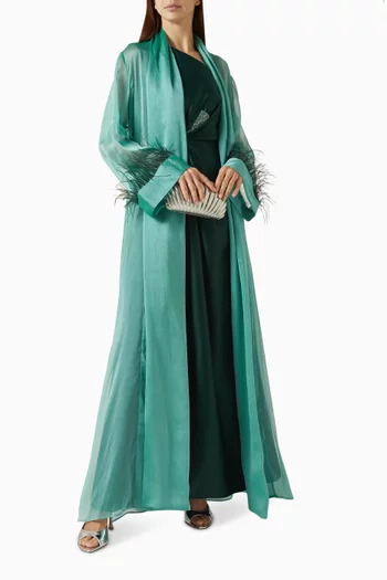 Blanche Fur Cape & Dress Set