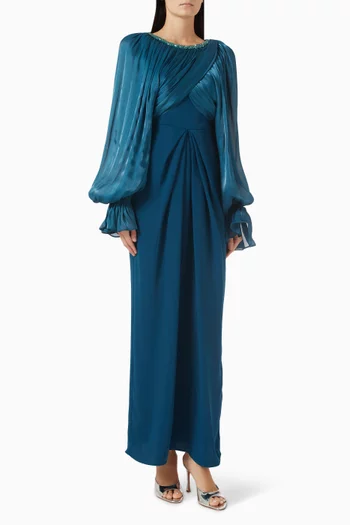 Zoe Draped Maxi Dress