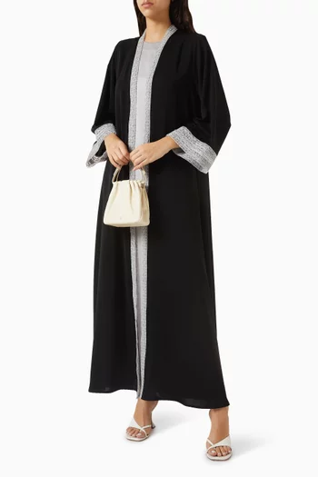 Embroidered Abaya Set