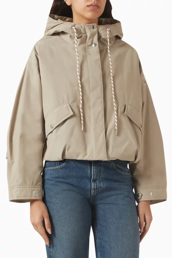 Eucalyptus Hooded Short Down Jacket