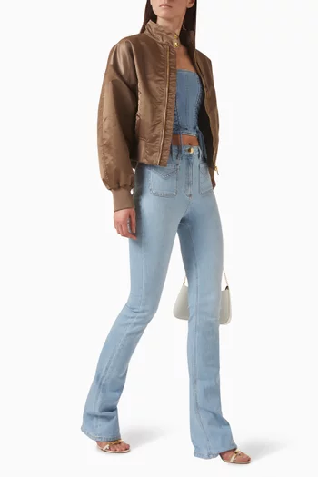 Boot-cut Jeans in Denim