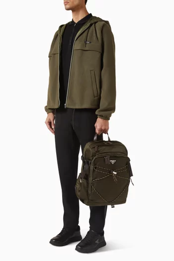 Speedrock Backpack in Re-Nylon & Leather