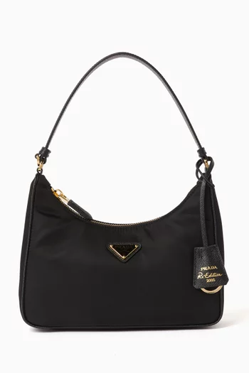 Mini Re-Edition Hobo Bag in Re-Nylon